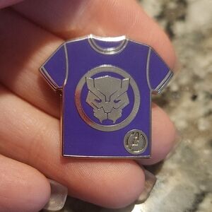 (5 For $30) Disney Pin Marvel Avengers Black Panther Wakanda Tee Shirt Pin